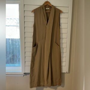 Mod Ref Tan Midi Dress - Size S